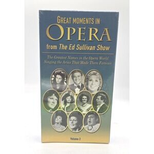 Great Moments in Opera from The Ed Sullivan Show Volume 2 VHS Tape Kultur
